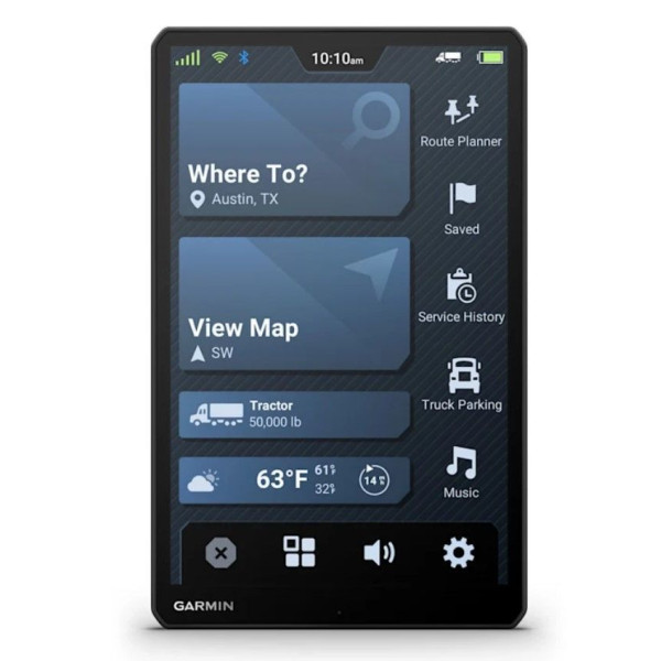 10-дюймовий GPS-навігатор для вантажівок Garmin dēzl™ OTR1020