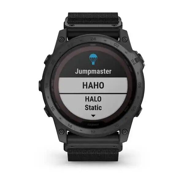 Garmin Tactix 7 Pro Edition Smartwatch in Black with Black and Brown Nylon Bands