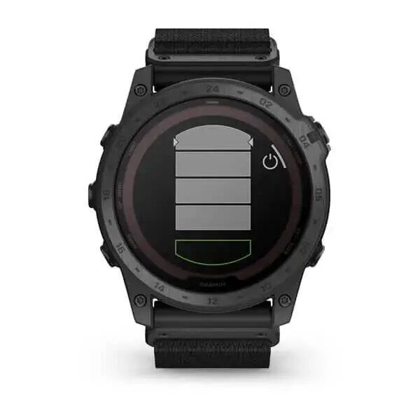 Garmin Tactix 7 Pro Edition Smartwatch in Black with Black and Brown Nylon Bands