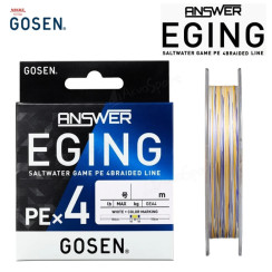 Cord Gosen Answer Ajing PE X4 150m #0.5 10lb /4.5kg