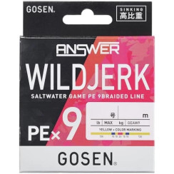 Cord Gosen Answer WildJerk PEX9 150m #0.6 12lb/5.7kg
