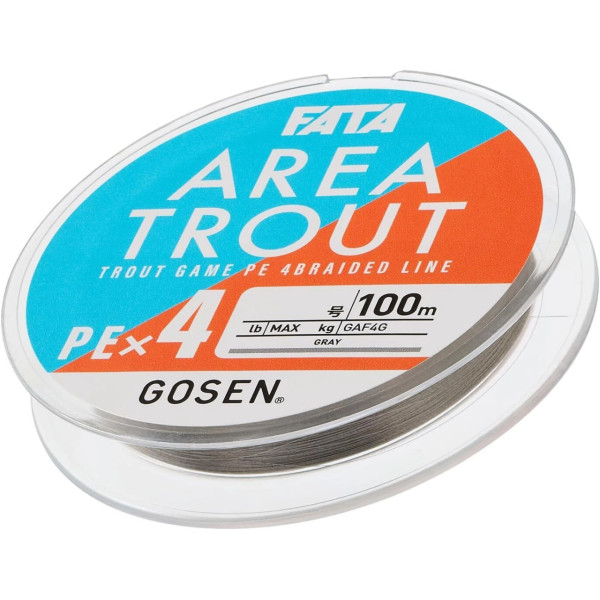 Cord Gosen FATA Area trout PE X4 100m #0.25 6lb/2.7kg