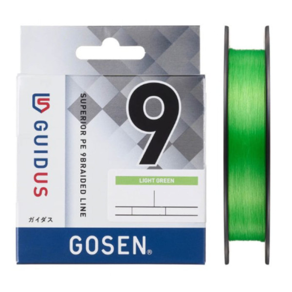 Cord Gosen GUIDUS PEx9 Light Green 150m #0.6 15lb/6.80kg