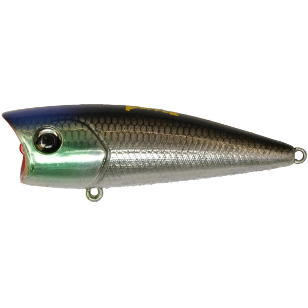 Воблер IMA Finesse Popper 65F 65мм 10g #197 Blue Head Black back ghost