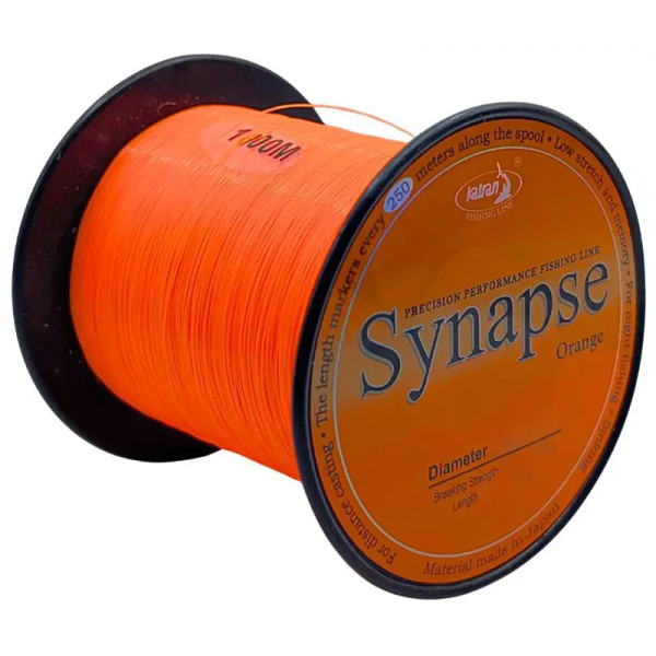 Лісочка Katran Synapse Orange 1000m (orange) 0.309mm 15.45lb/7.01kg