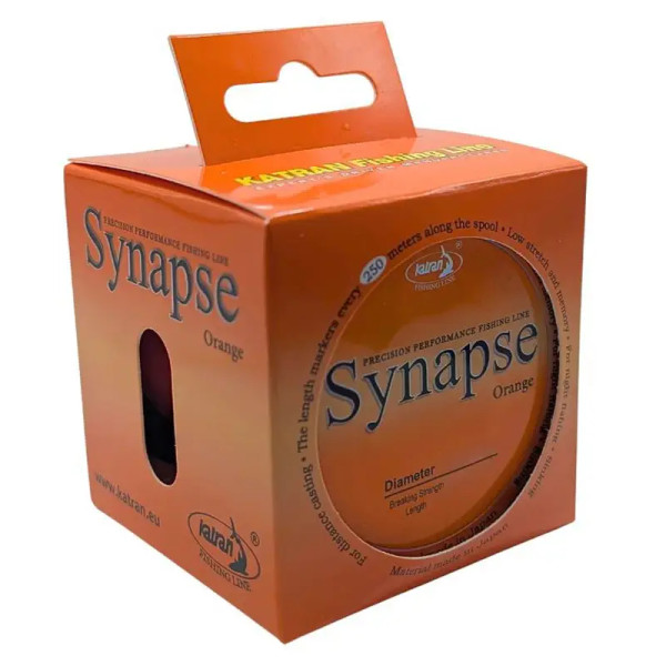 Лісочка Katran Synapse Orange 1000m (orange) 0.309mm 15.45lb/7.01kg