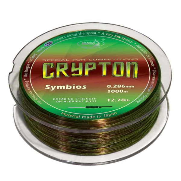 Лісочка Katran Crypton Symbios 1250m (neon/brown) 0.234mm 9.05lb/4.43kg