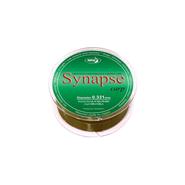 Лісочка Katran Synapse Carp 300m (olive green) 0.331mm 18lb/8.1kg