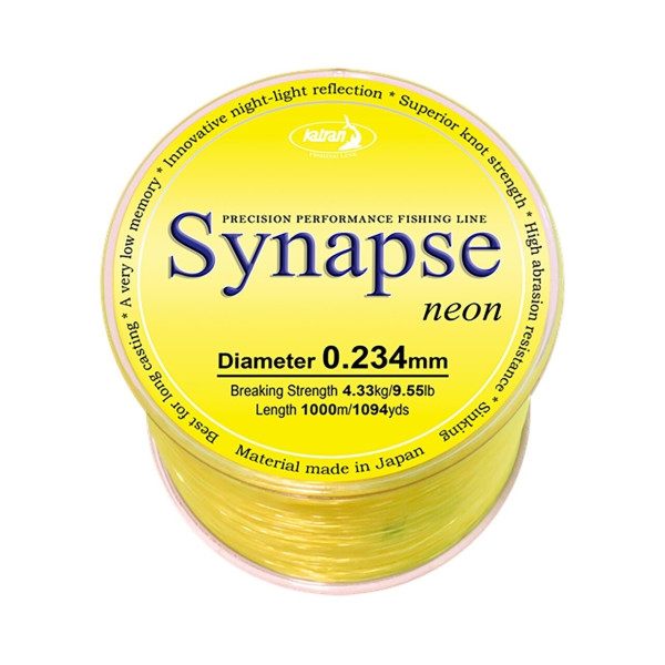 Лісочка Katran Synapse Neon 1000m (neon-yellow) 0.331mm 17.85lb