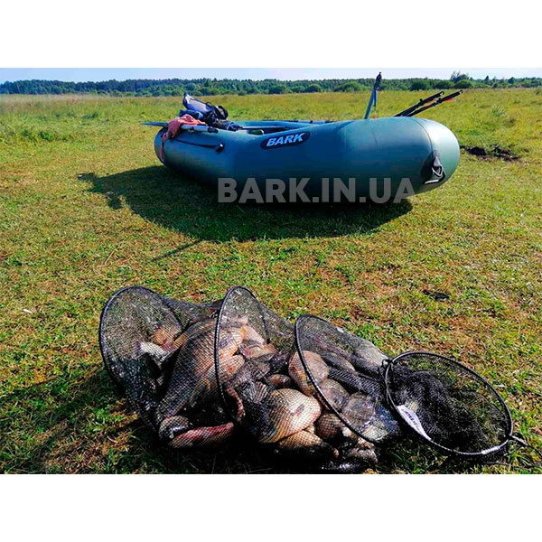 B-270N Надувная лодка Bark двухместная с навесным транцем, гребная