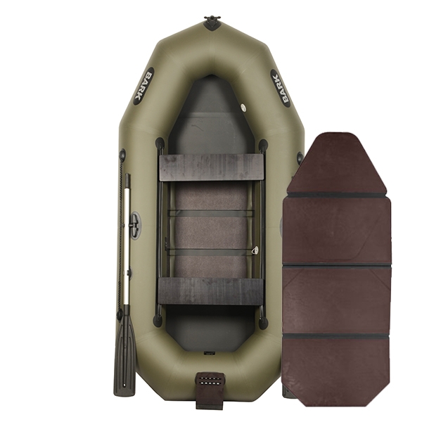 Inflatable PVC boat Bark B-280ND, rowing, three-seater with a folding slats