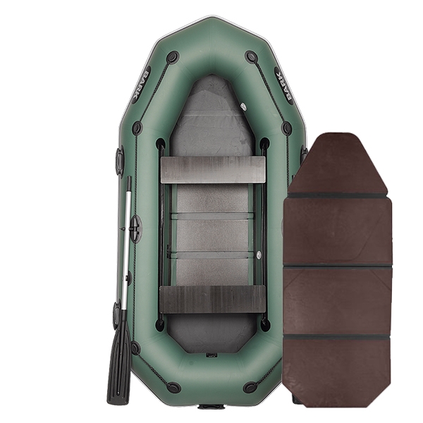 Inflatable PVC boat Bark B-280PD, rowing, three-seater with a folding slats