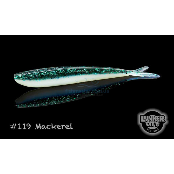Silicone Lunker City Fin-S Fish 8/BG 5.75" #119