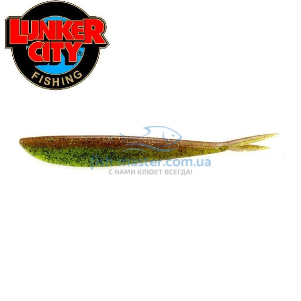 Silicone Lunker City Fin-S Fish 10/BG 4" #139