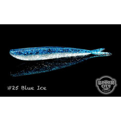 Silicone Lunker City Fin-S Fish 10/BG 5" #25