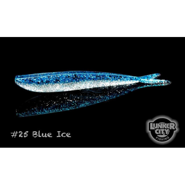 Silicone Lunker City Fin-S Fish 10/BG 5" #25