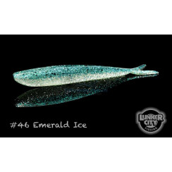 Silicone Lunker City Fin-S Fish 10/BG 5.75" #46
