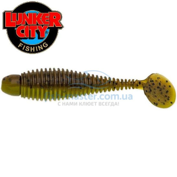 Силікон Lunker City Grubster 10/BG 2.75" #149 GREEN STEW