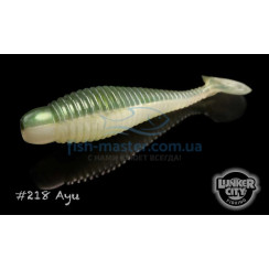 Silicone Lunker City Grubster 10/BG 2" #218 Ayu
