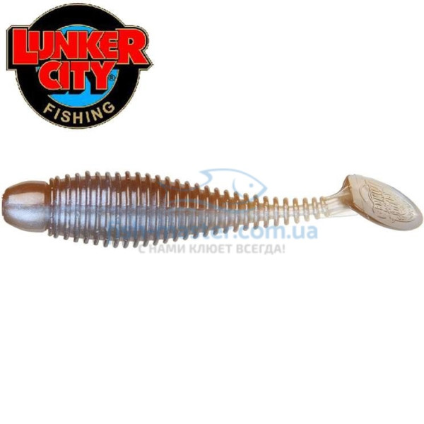 Силікон Lunker City Grubster 10/BG 2.75" #224 CINNAMON PRO BLUE