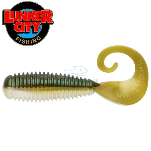 Silicone Lunker City Monkey Grub 7" 4/bag #006 Arkansas Shiner