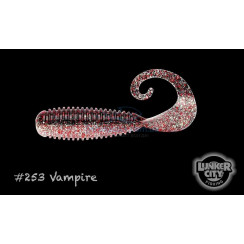 Силікон Lunker City Monkey Grub 7" 4/bag #253 Vampire