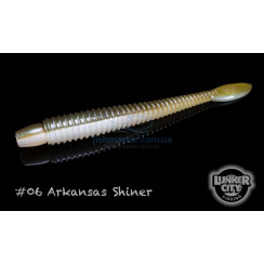 Силікон Lunker City Ribster 10/BG 4-1/2" #6 ARKANSAS SHINER
