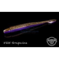 Силікон Lunker City Ribster 9/BG 4.5" #225 Grapevine