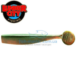 Silicone Lunker City Shaker 3/BG 8" #214 Motor Oil Pepper