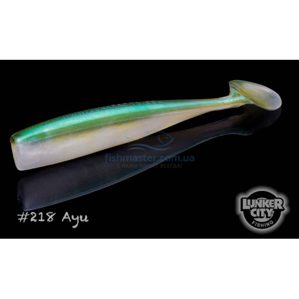 Silicone Lunker City Shaker 9/BG 3.25" #218 Ayu