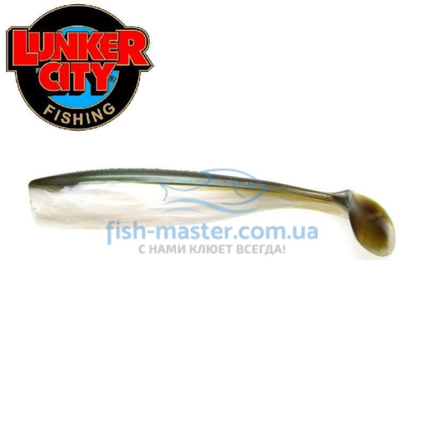 Silicone Lunker City Shaker 3/BG 8" #6 ARKANSAS SHINER