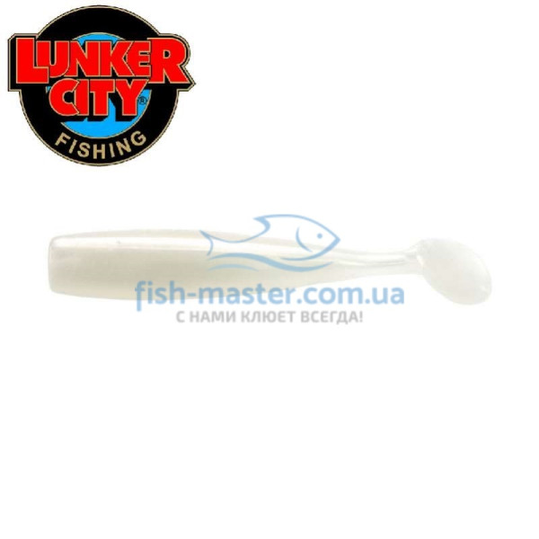 Silicone Lunker City Shaker 3/BG 8" #36 ALBINO SHAD
