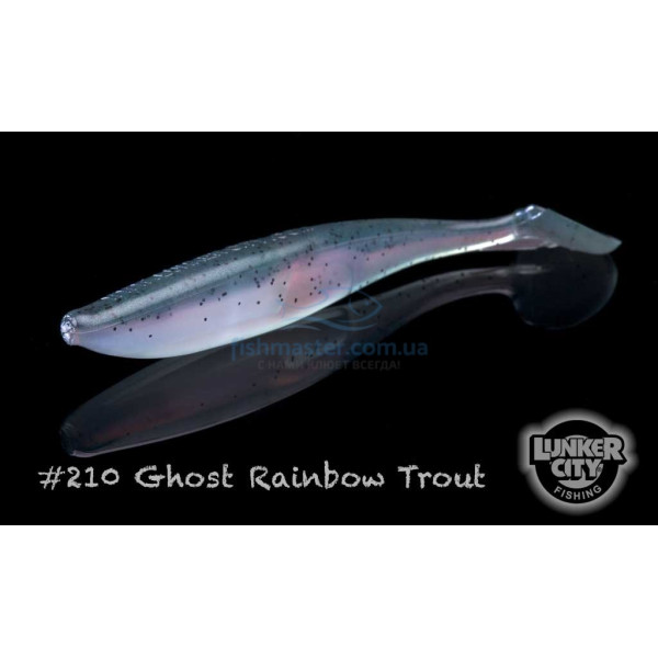 Силікон Lunker City Swimfish 4/BG 5" #210 Ghost Rainbow Trout
