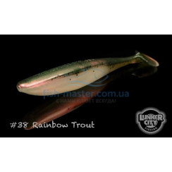 Силікон Lunker City Swimfish 4/BG 5" #038 Rainbow Trout