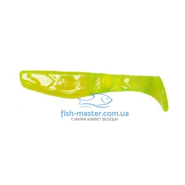 Manns Predator 2.5 M-056 CH silicone, light green, transparent, 70 mm, 20 pcs/pack