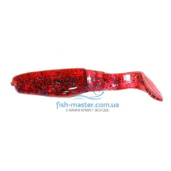 Manns Predator 2.5 M-056 PU Silicone, Cherry with Blue Glitter, 70mm, 20 pcs/pack