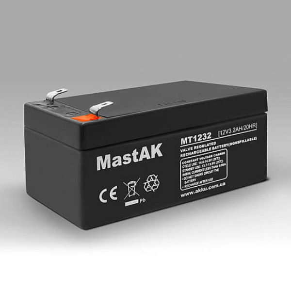 Sealed lead-acid battery MT1232 3.2Ah