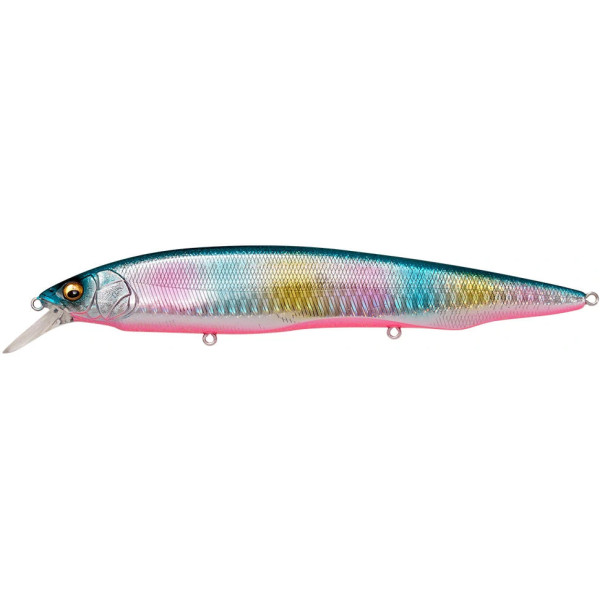 Megabass Kanata 160F SW 160mm 30g Wobbler #GLX BLUPIN RAINBOW