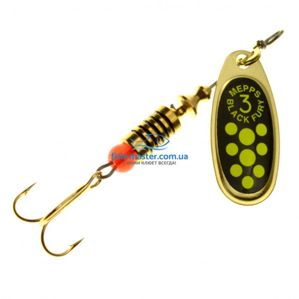 Блешня Mepps Black Fury 4 gold/chartreuse 8гр