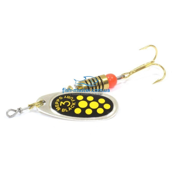 Spinner Mepps Black Fury 4 silver/yellow 8g