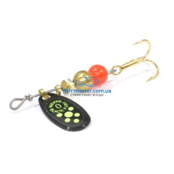 Блешня Mepps Black Fury 1 black/chartreuse 3,5гр