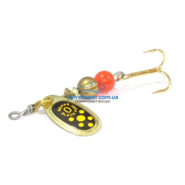 Блесна Mepps Black Fury 1 gold/yellow 3,5гр