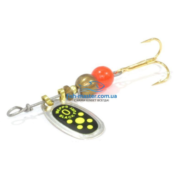 Блешня Mepps Black Fury 1 silver/chartreuse 3,5гр