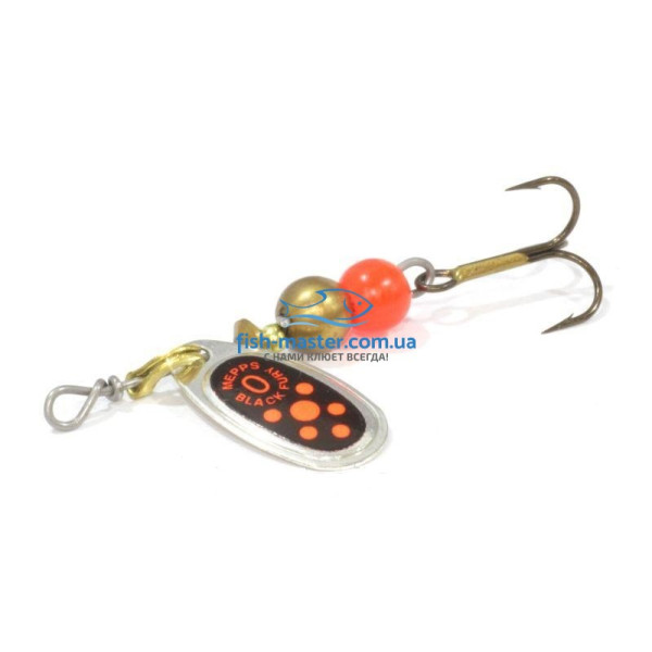 Блесна Mepps Black Fury 1 silver/orange 3,5гр