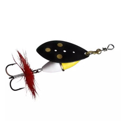 Блесна Myran Wipp 37mm 3g #Black - Yellow/White