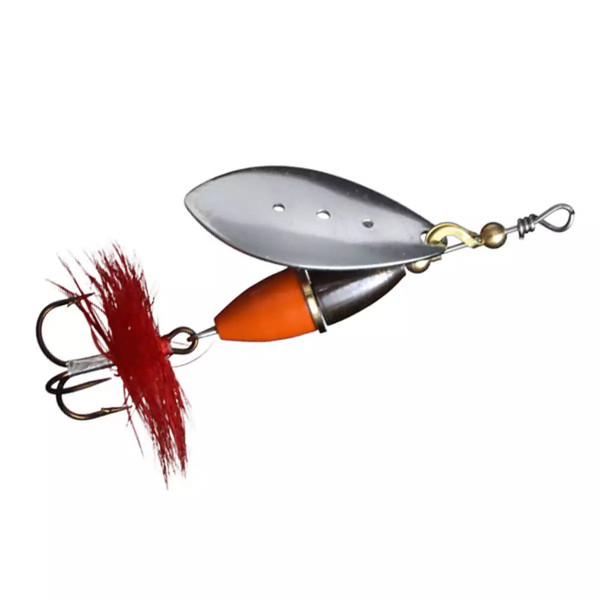 Spinner Myran Wipp 37mm 3g #Silver - Black/Orange