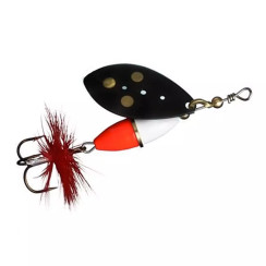 Блесна Myran Wipp 70mm 10g #Black - White/Hot