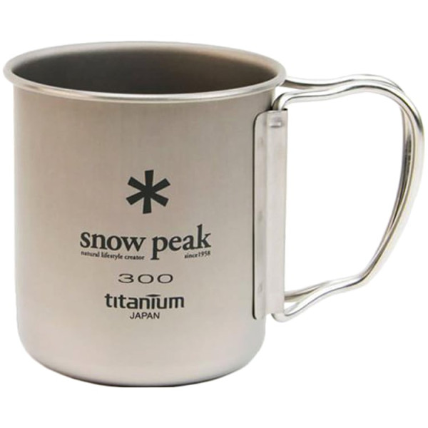 Кружка Snow Peak MG-042FHR Titanium Single Wall Cup 300ml