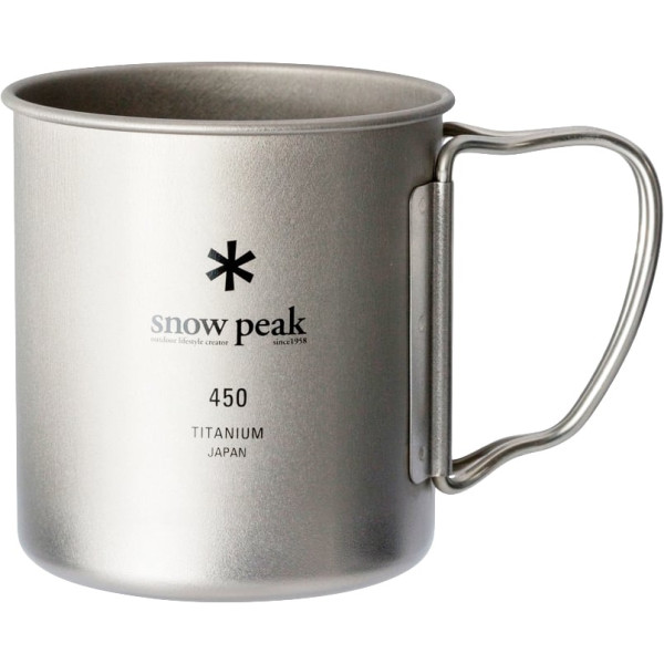Mug Snow Peak MG-143 Titanium Single Wall 450ml