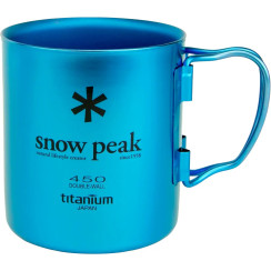 Термокружка Snow Peak MG-053BL-US Ti-Double 0.45l Blue